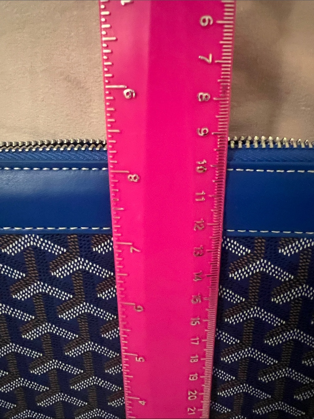 INSPIRED Blue Patterned Crossbody Set with Wristlet - Picture 8 of 10